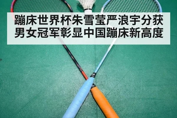 蹦床世界杯朱雪莹严浪宇分获男女冠军彰显中国蹦床新高度